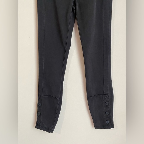 Anthropologie Ribbed Buttoned Ankle Utility Pants Women’s Size 26 - Picture 7 of 11